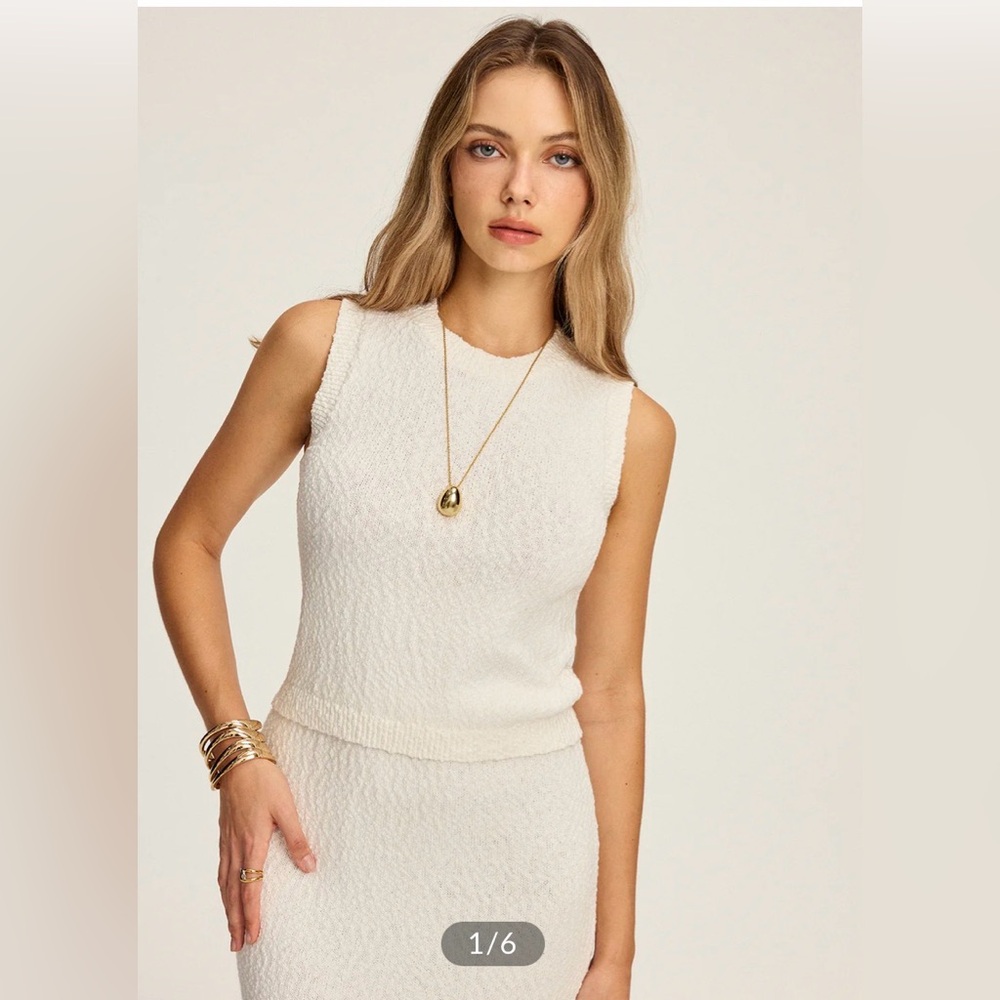 Commense Textured Knit Top and Maxi Skirt Set - Picture 6 of 13